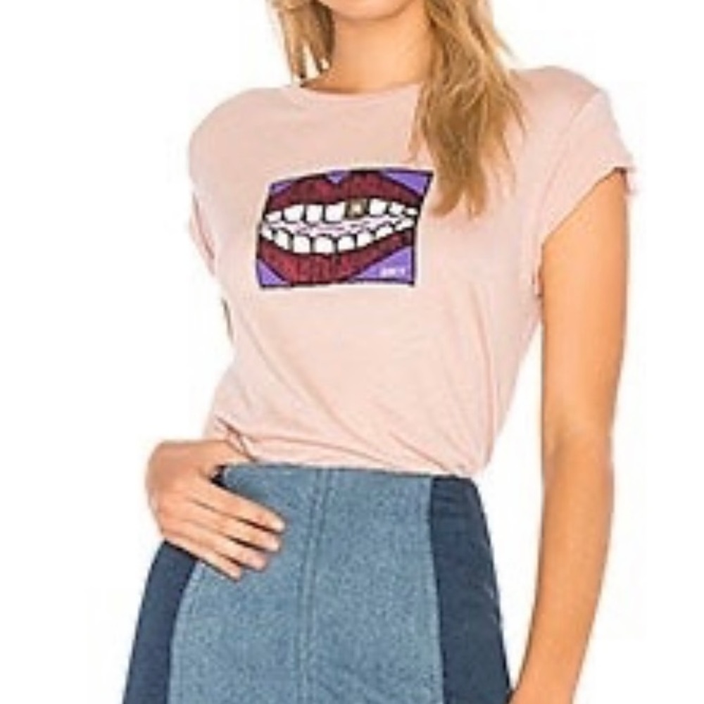 Free People  Modern Femme Color Block Mini Skirt in Dark Blue - Picture 3 of 6